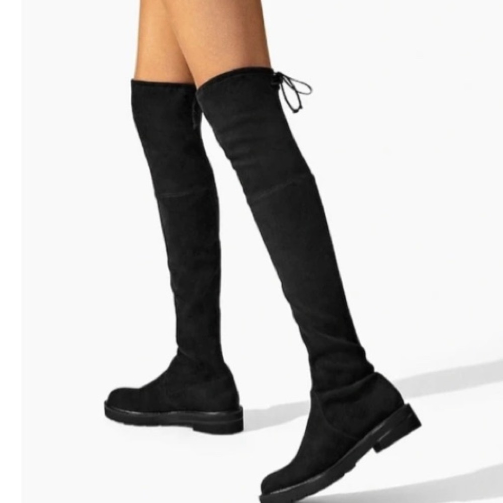 Stuart Weitzman， lowland lift boot, new, size US 6M, Black